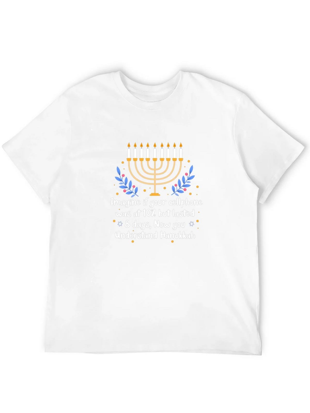 Hanukkah Cellphone Humor T-Shirt product image 11