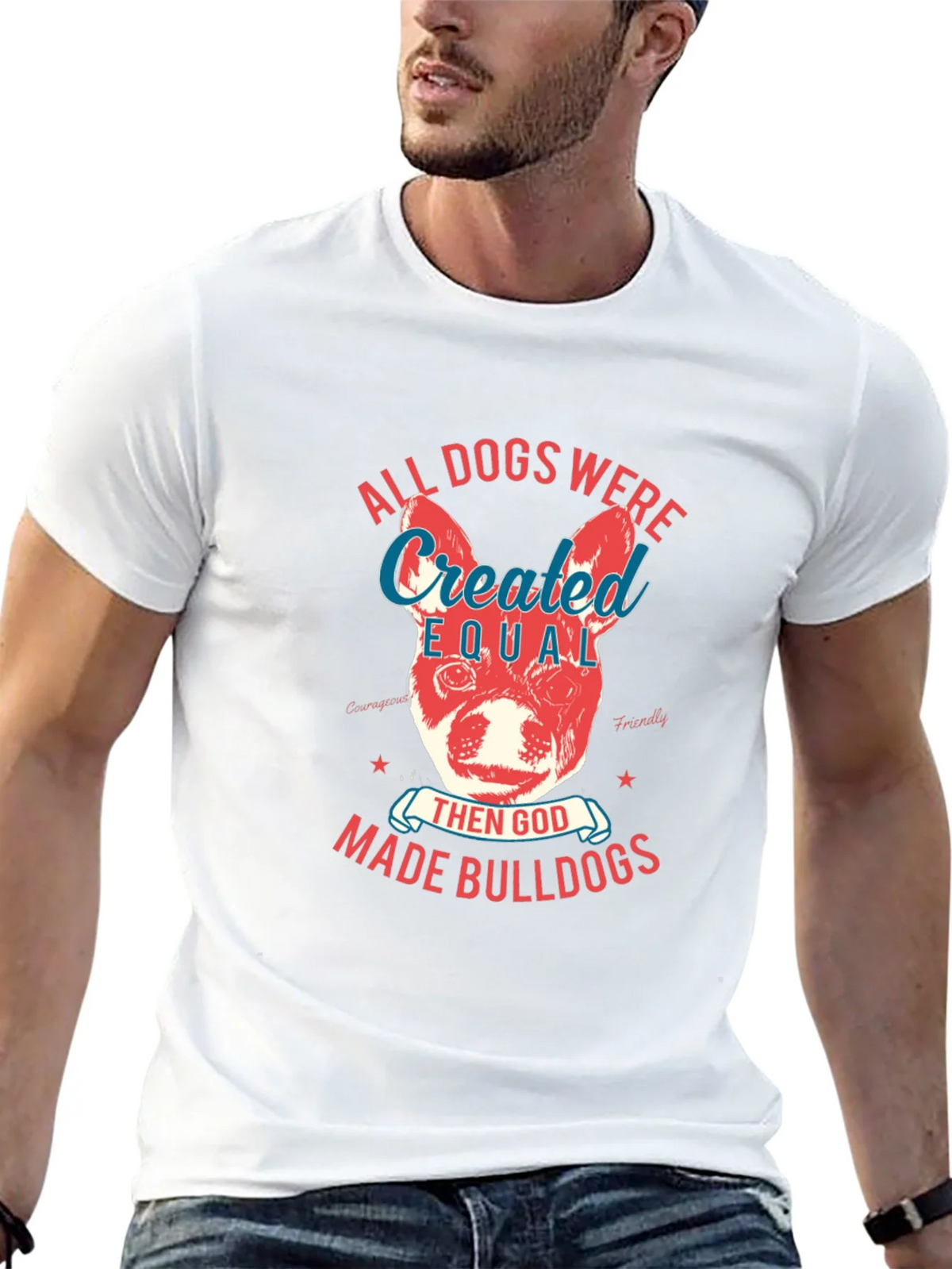 Bulldog T-Shirt: All Dogs Were Created Equal product image 12