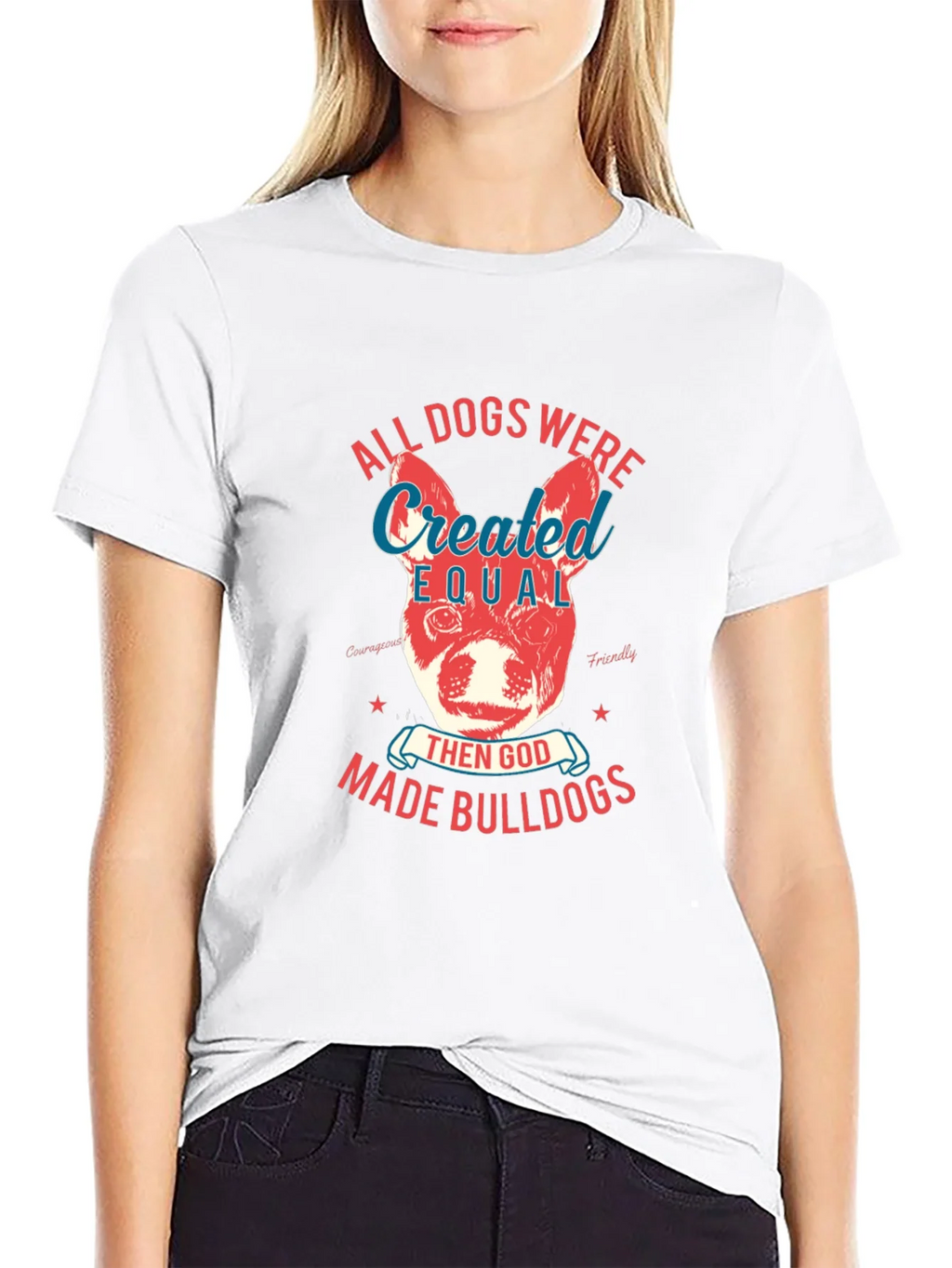 Bulldog T-Shirt: All Dogs Were Created Equal product image 8