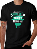 Aliens Saw Me T-Shirt Funny Graphic Tee product image 1