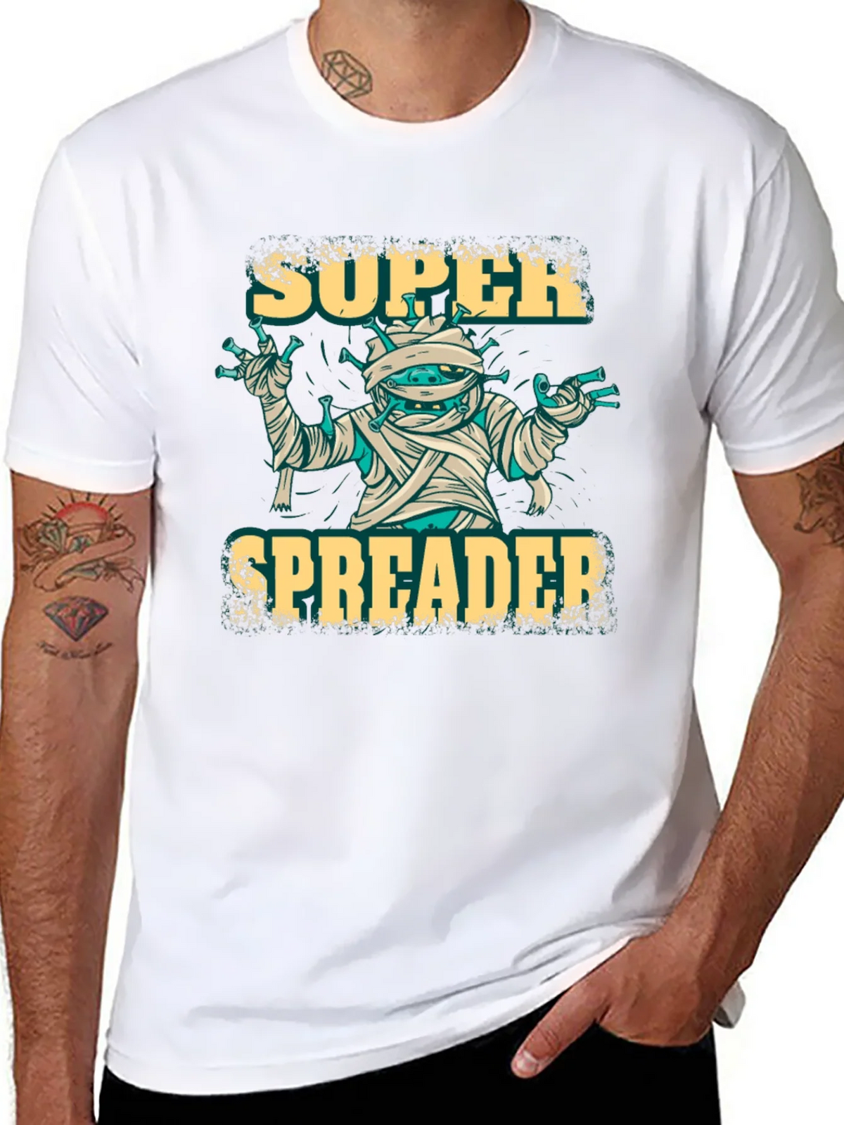 Super Spreader Novelty Graphic Tee product image 7