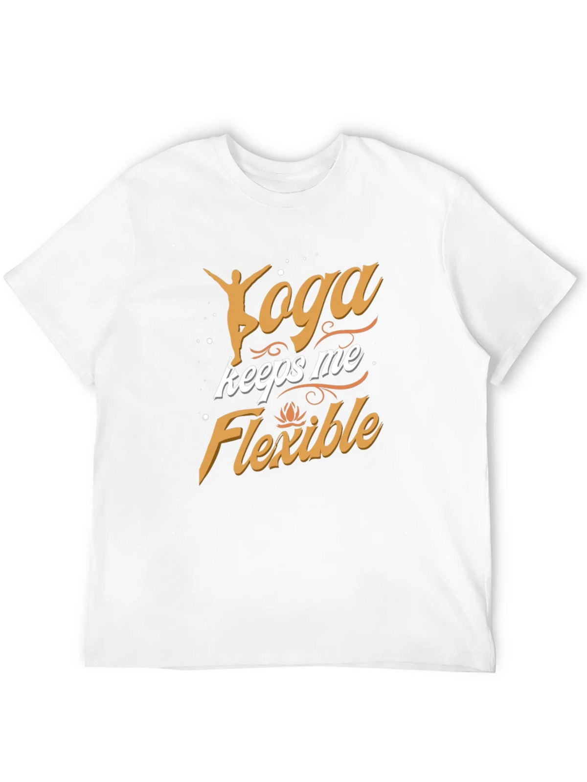 Yoga Keeps Me Flexible Mens Black T-Shirt product image 11