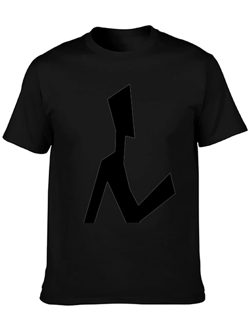 Abstract Figure Black Graphic Tee product image 2