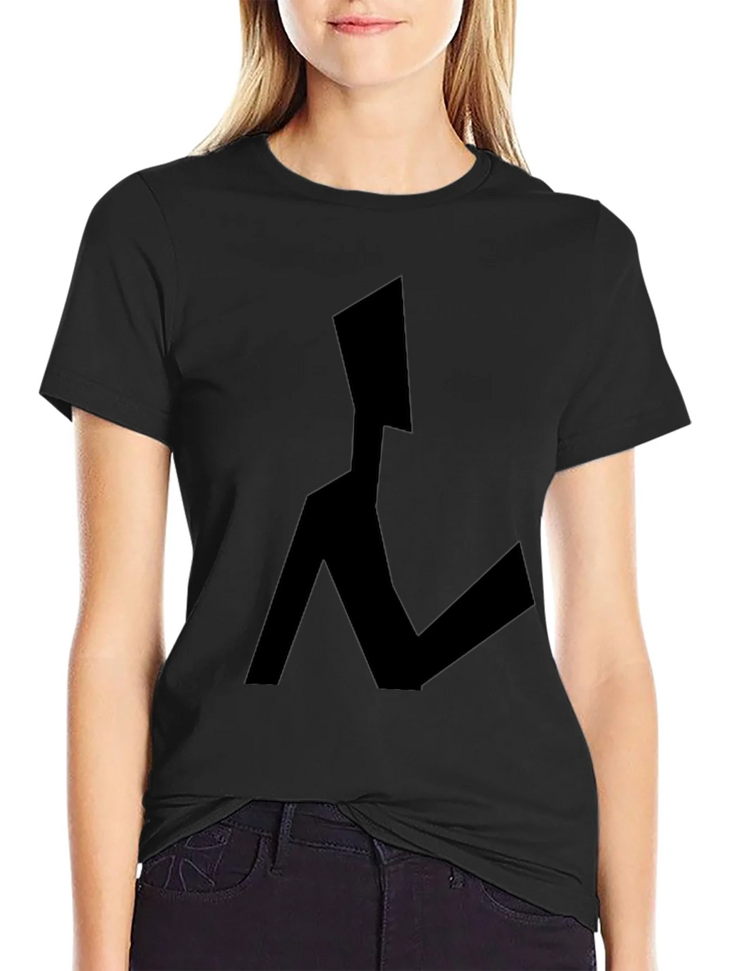 Abstract Figure Black Graphic Tee product image 1