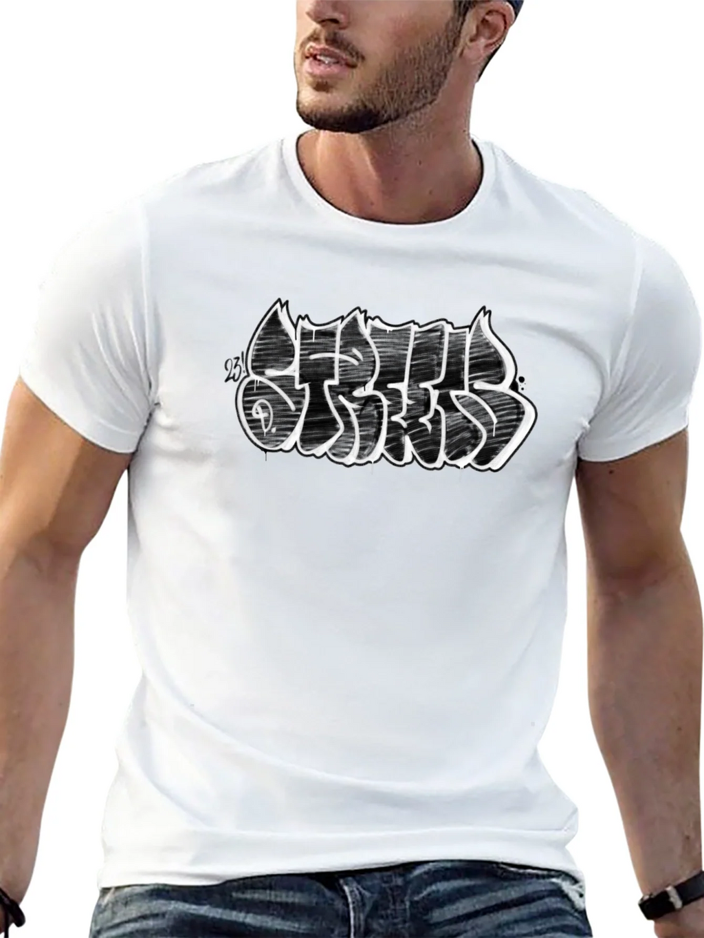 Graffiti Script Black T-Shirt - Street Style product image 12