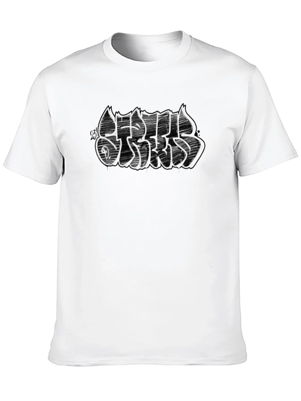 Graffiti Script Black T-Shirt - Street Style product image 9