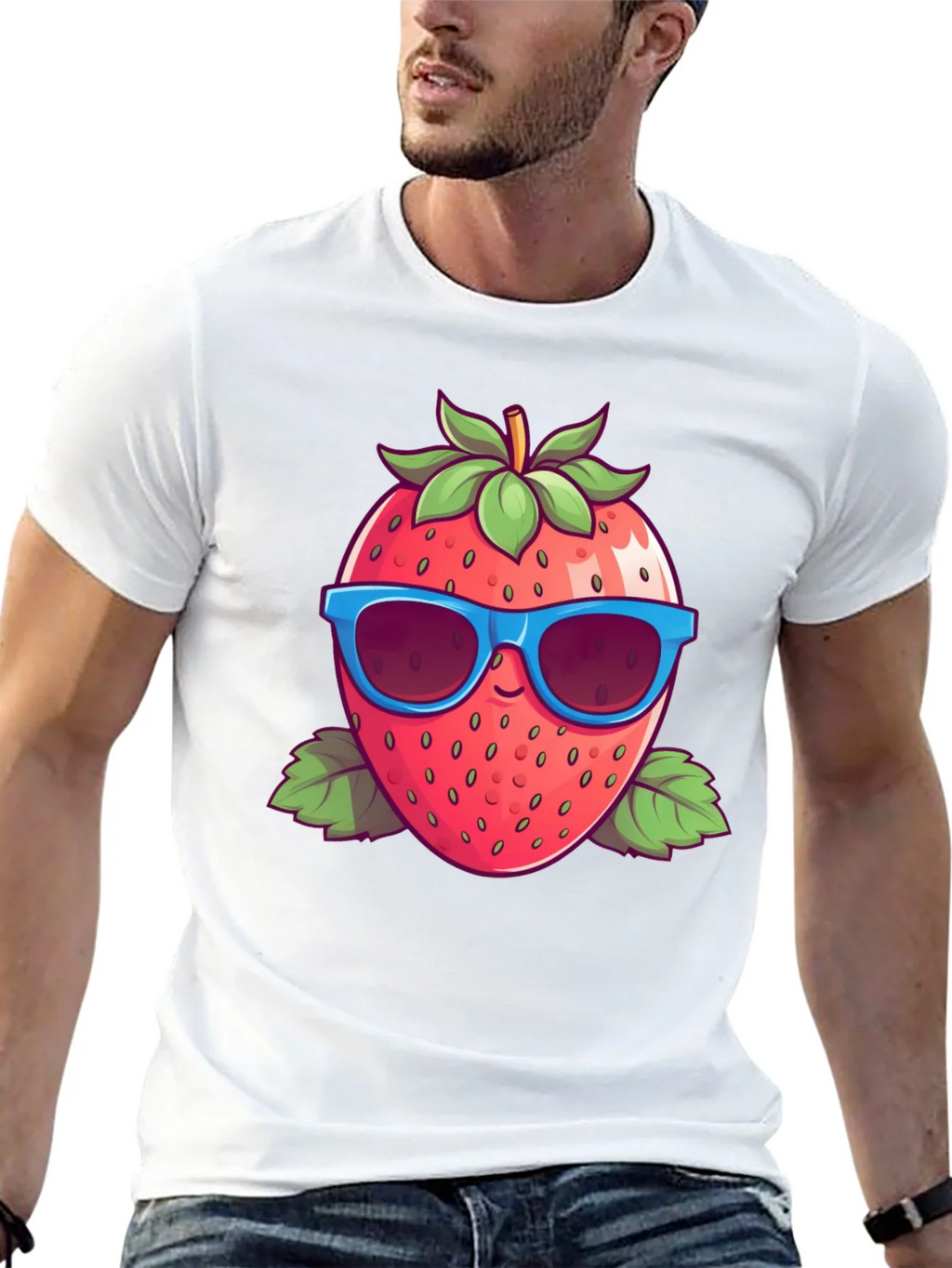 Cool Strawberry Graphic Tee - Summer Fun! product image 10