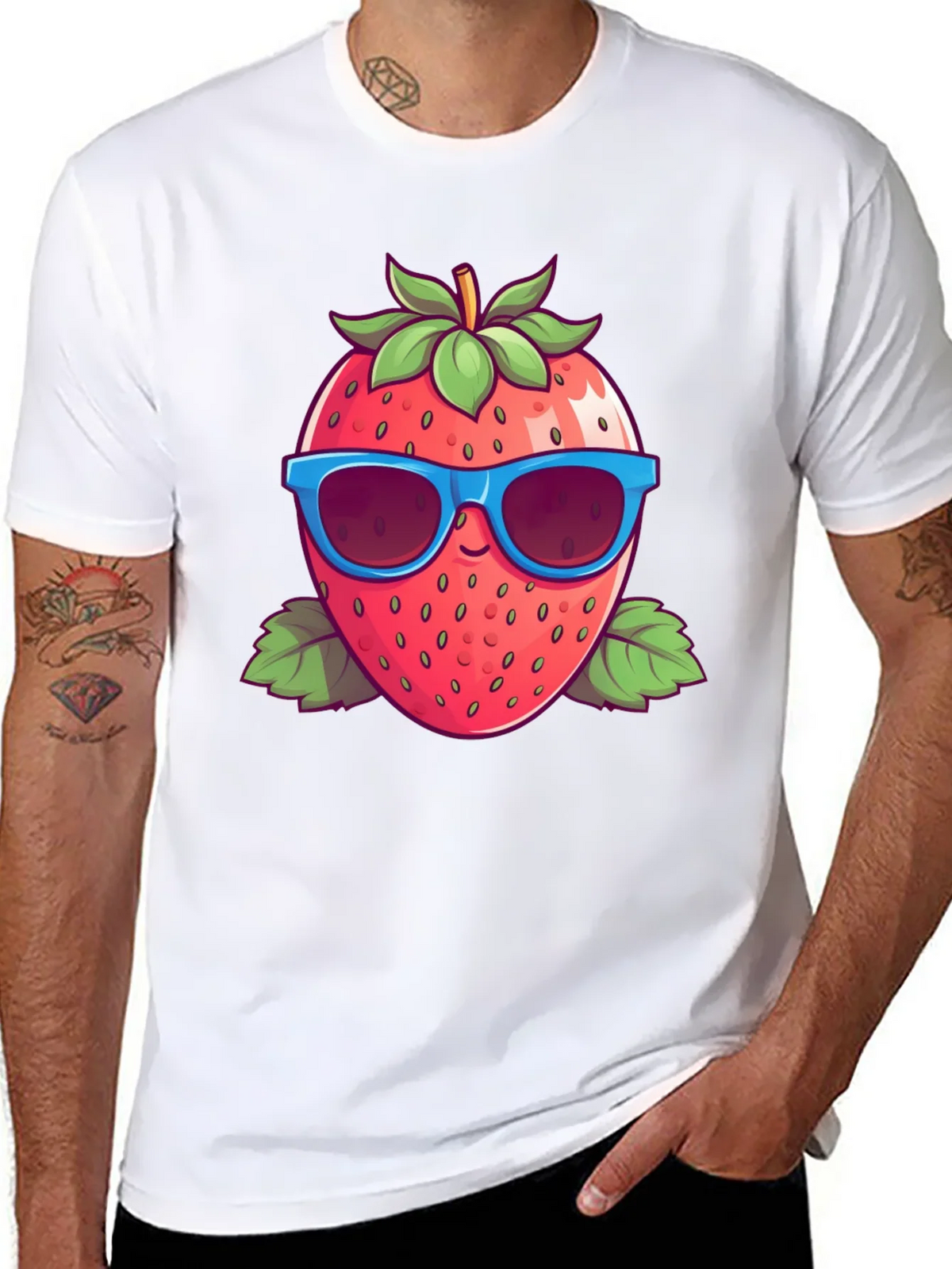 Cool Strawberry Graphic Tee - Summer Fun! product image 6