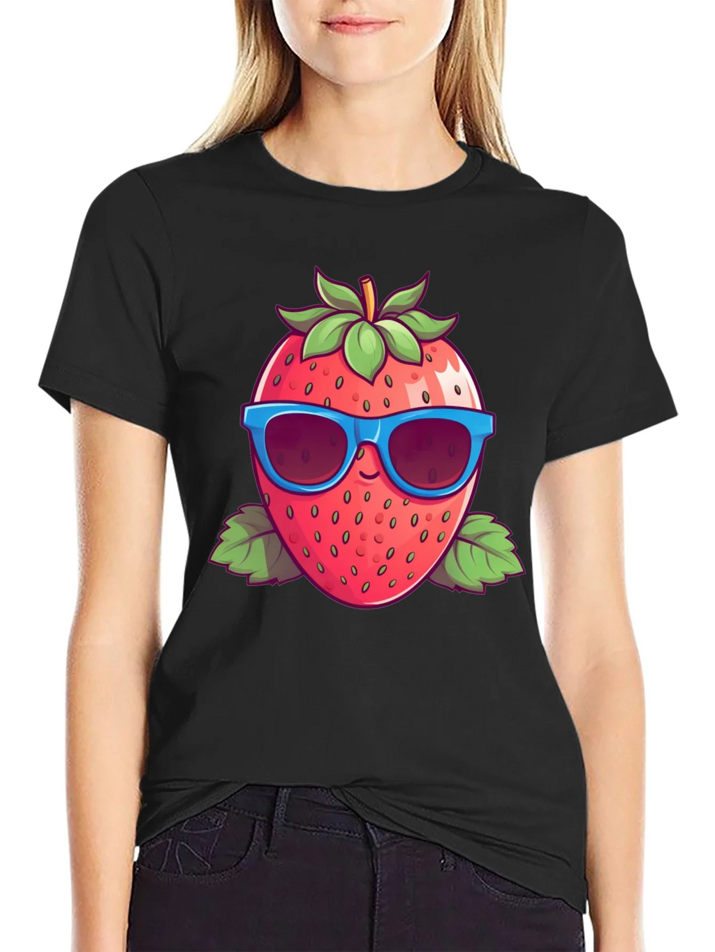 Cool Strawberry Graphic Tee - Summer Fun! product image 2
