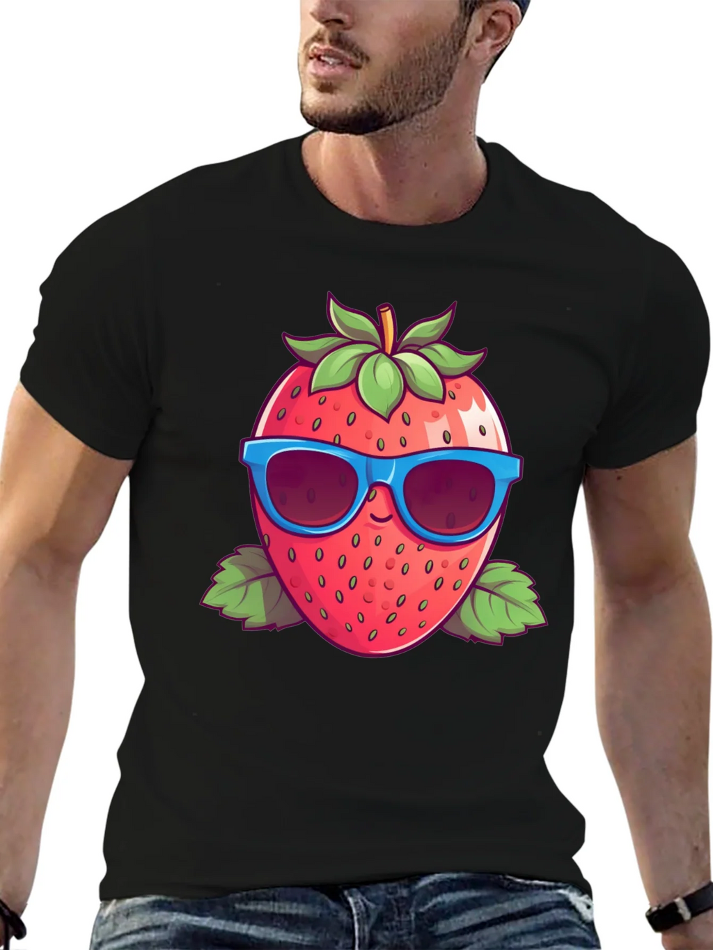 Cool Strawberry Graphic Tee - Summer Fun! product image 5
