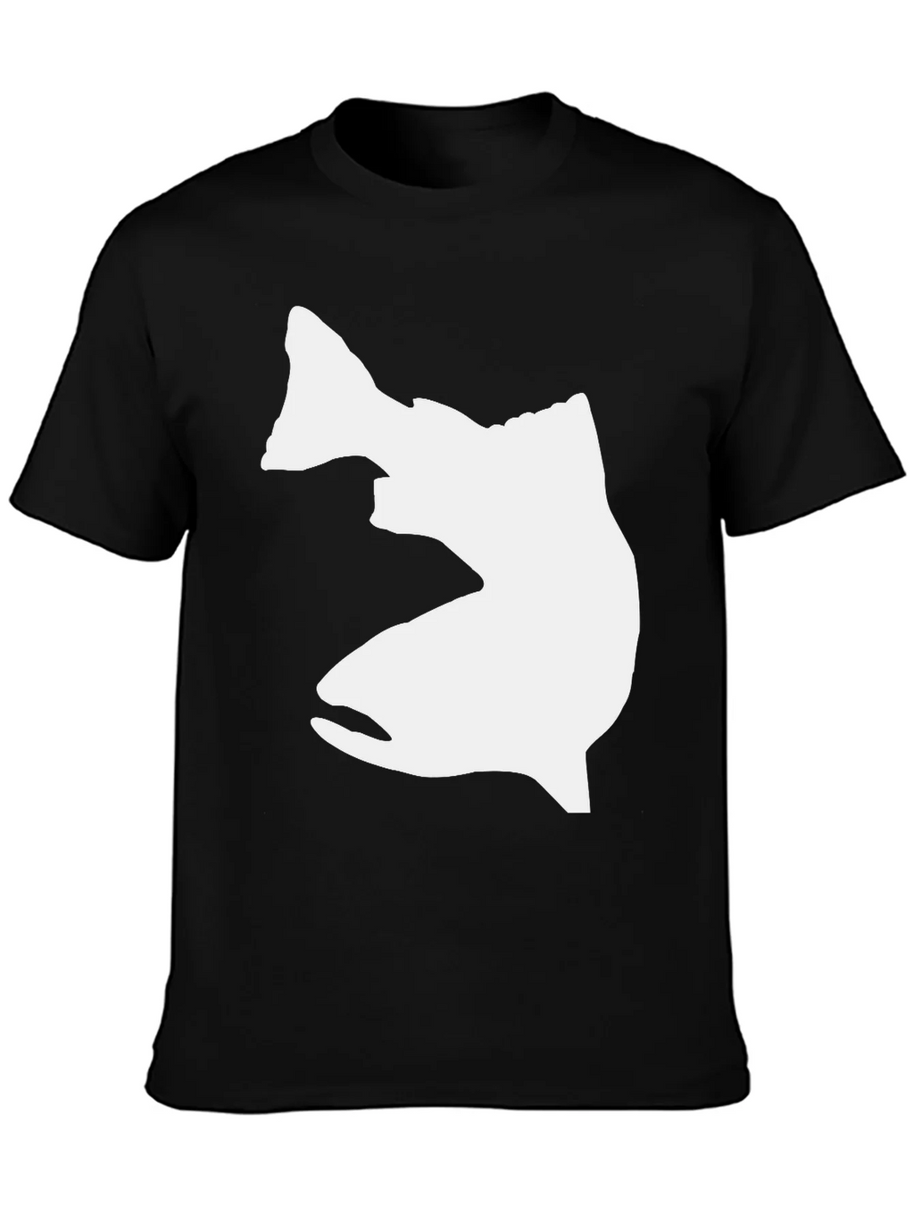 Black Fish Graphic T-Shirt - Casual Cotton Tee product image 2