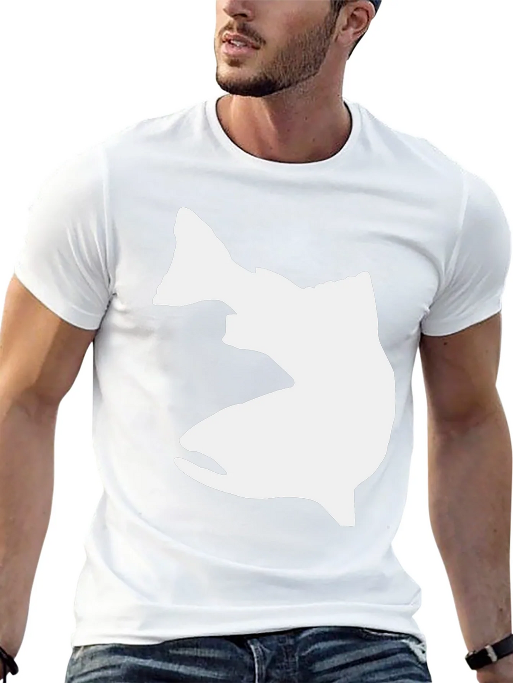 Black Fish Graphic T-Shirt - Casual Cotton Tee product image 7