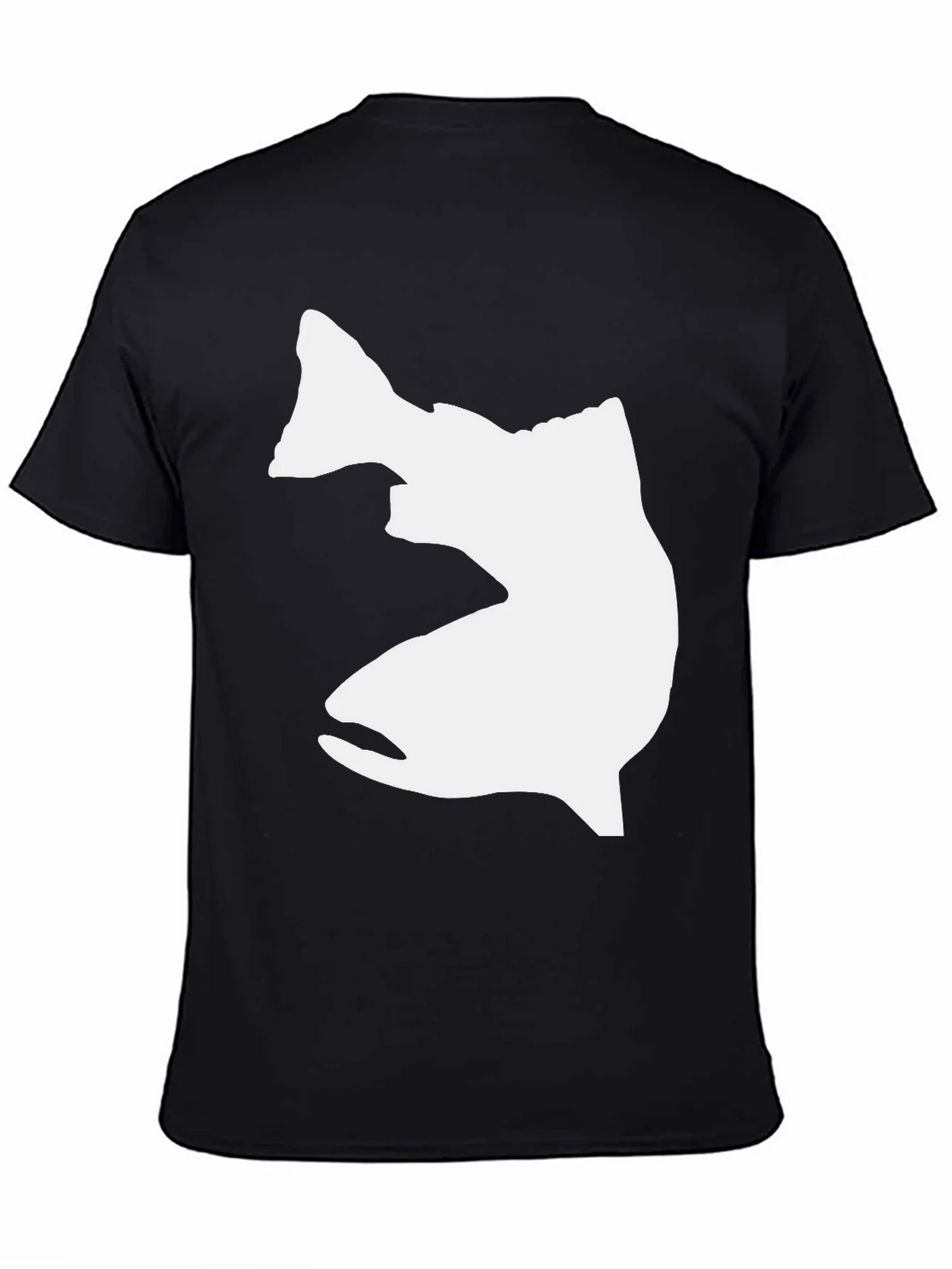 Black Fish Graphic T-Shirt - Casual Cotton Tee product image 3