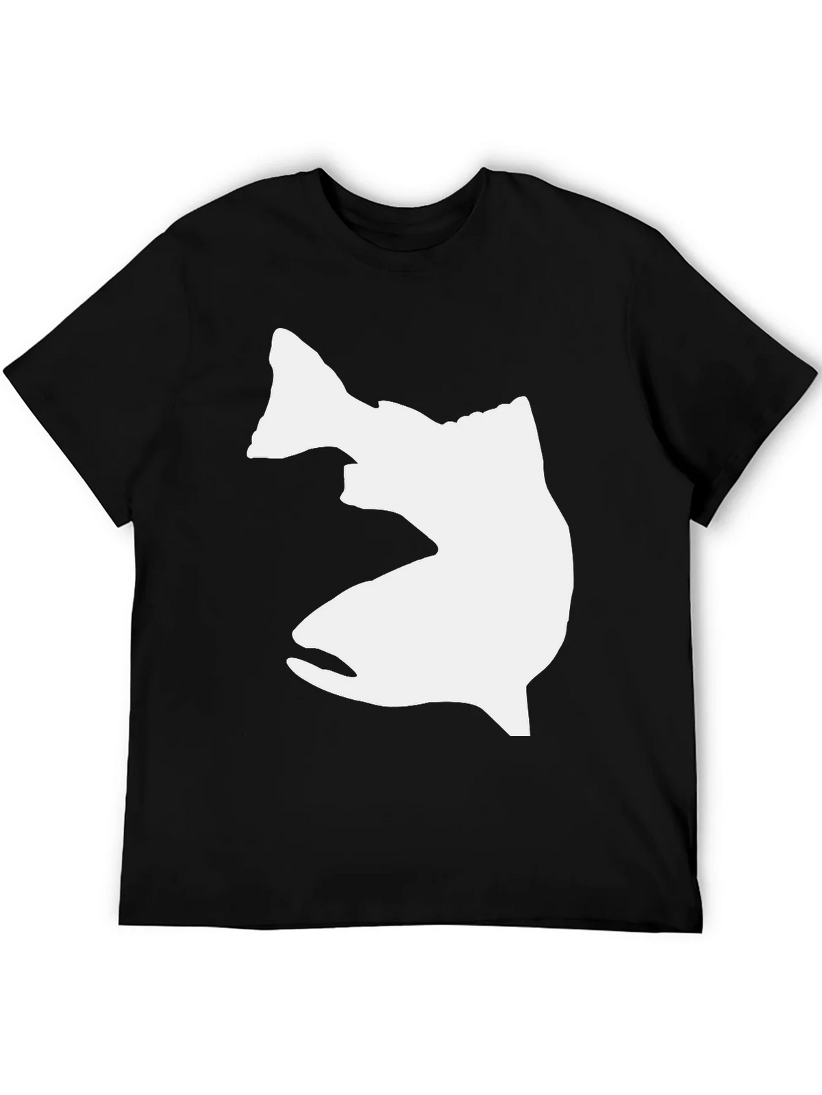 Black Fish Graphic T-Shirt - Casual Cotton Tee product image 4