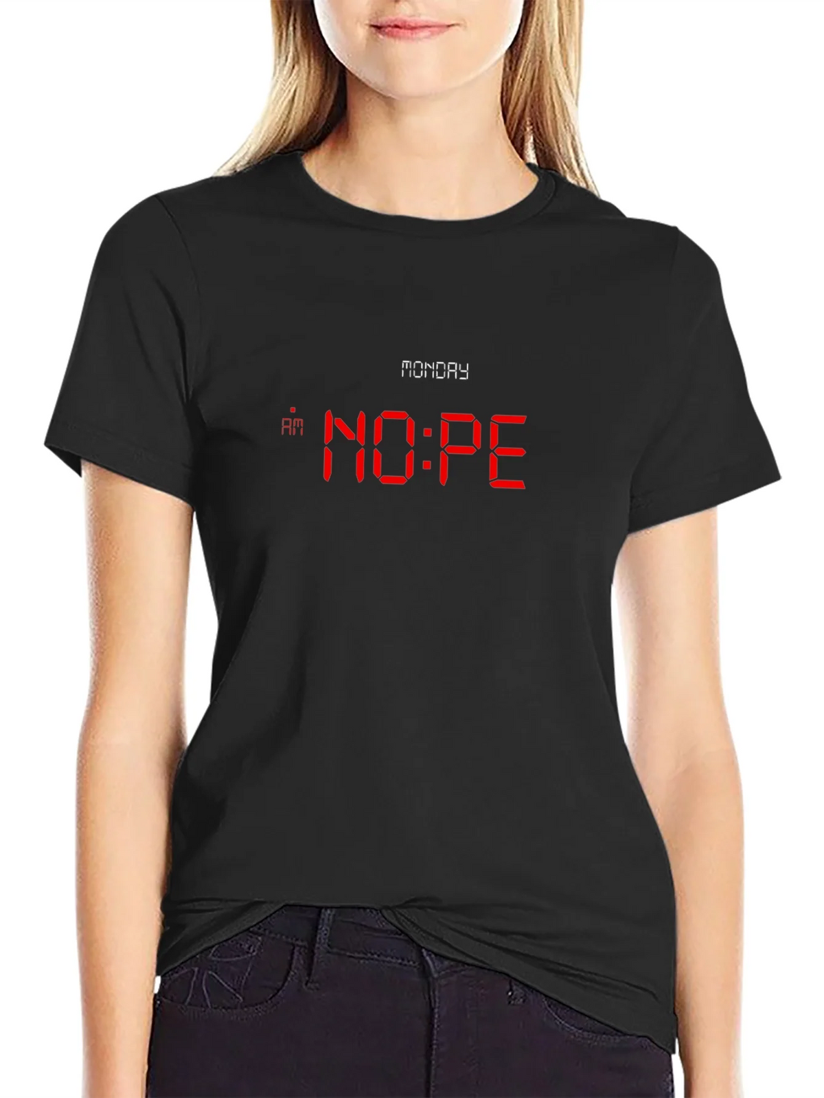 Monday NOPE T-Shirt - Funny Graphic Tee product image 2