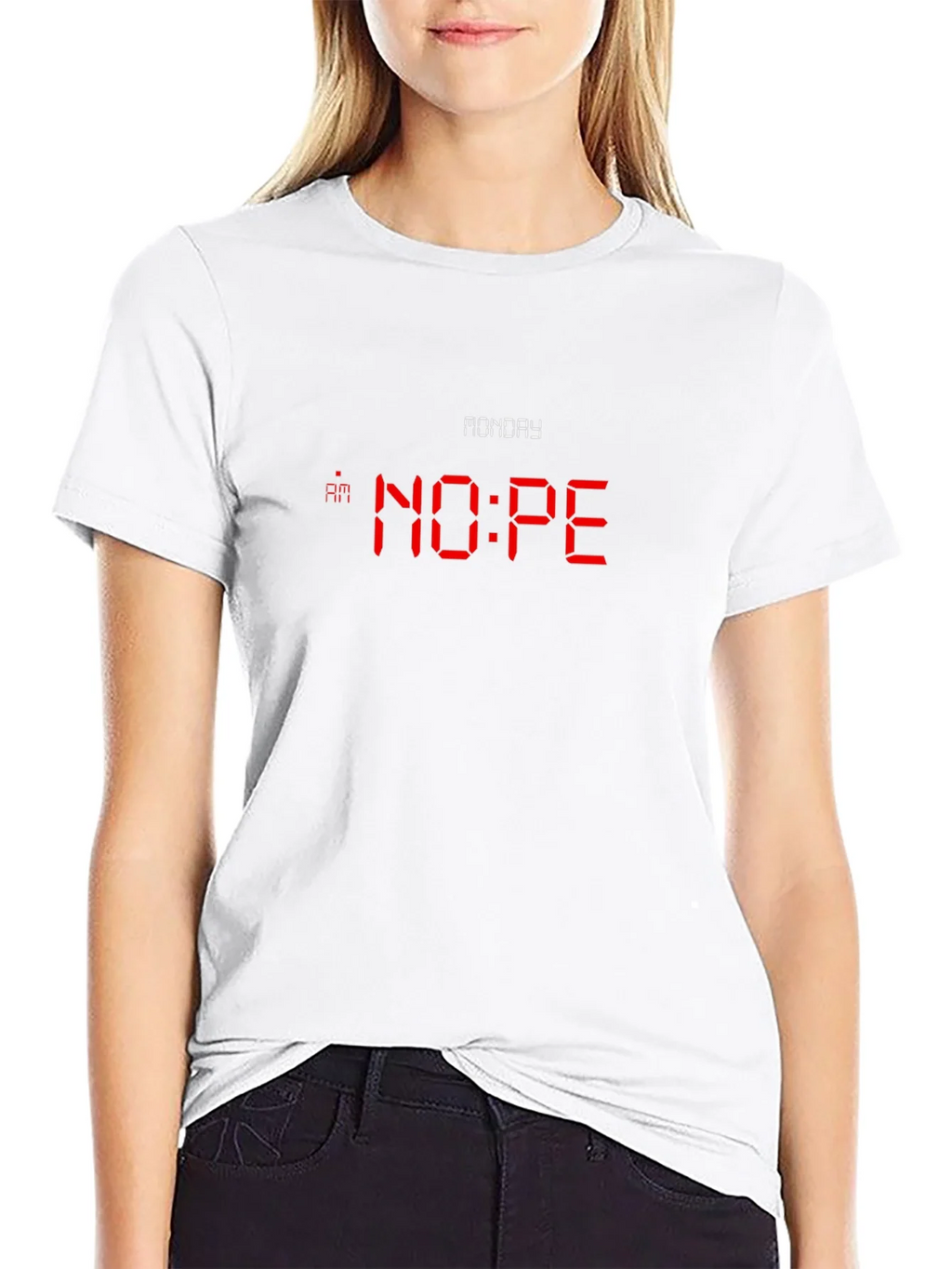 Monday NOPE T-Shirt - Funny Graphic Tee product image 8
