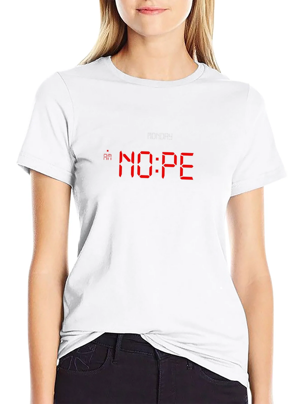 Monday NOPE T-Shirt - Funny Graphic Tee product image 8