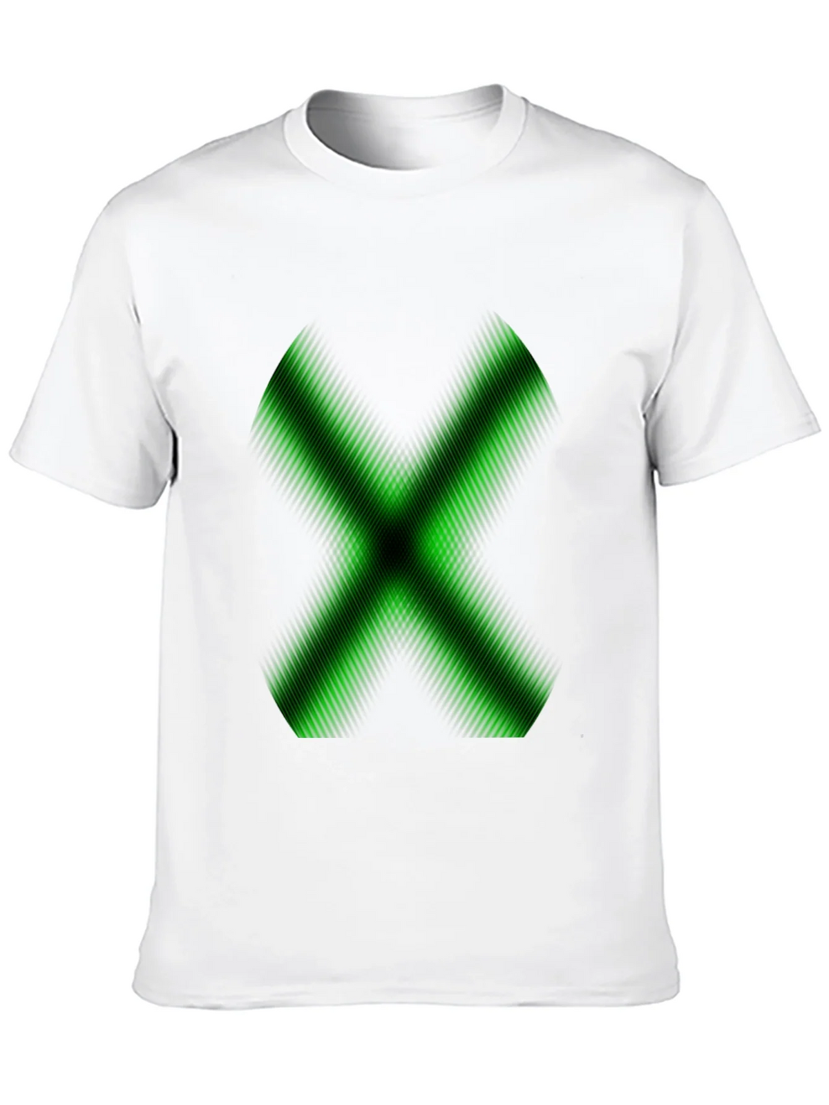 Green X Graphic Black T-Shirt - Gamer Style product image 9