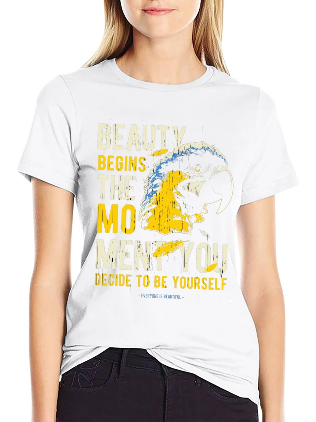 Beauty Parrot Graphic Tee - Be Yourself T-Shirt product image 8