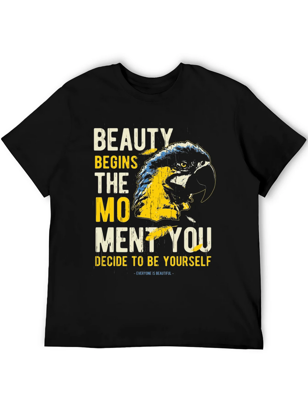 Beauty Parrot Graphic Tee - Be Yourself T-Shirt product image 5