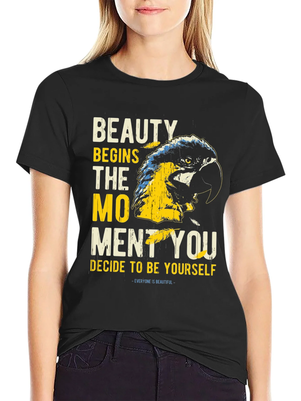 Beauty Parrot Graphic Tee - Be Yourself T-Shirt product image 2