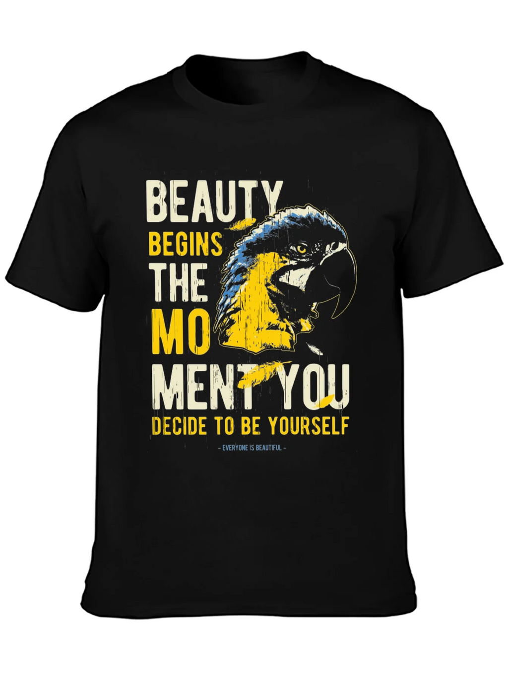 Beauty Parrot Graphic Tee - Be Yourself T-Shirt product image 3