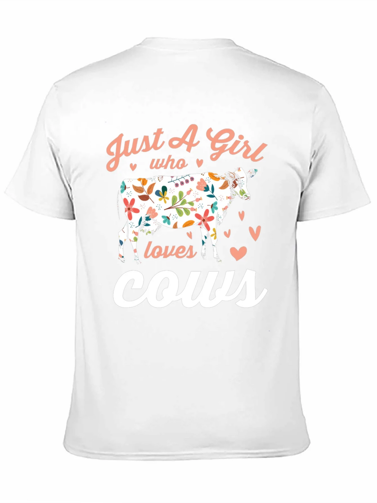 Just A Girl Who Loves Cows Graphic Tee product image 3