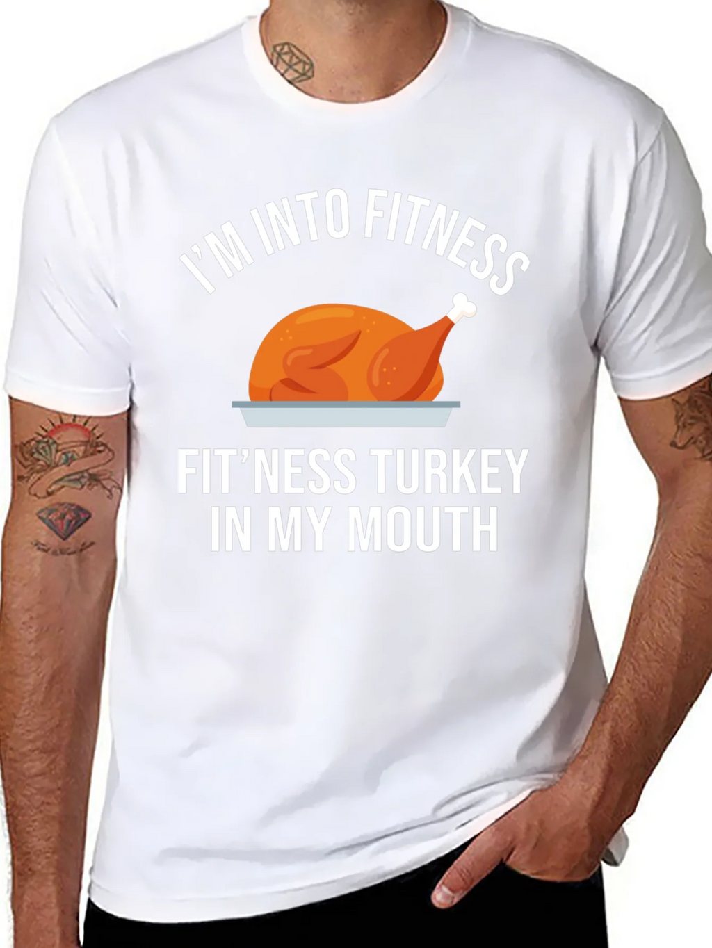 Fitness Turkey T-Shirt: Funny Thanksgiving Workout Tee product image 4