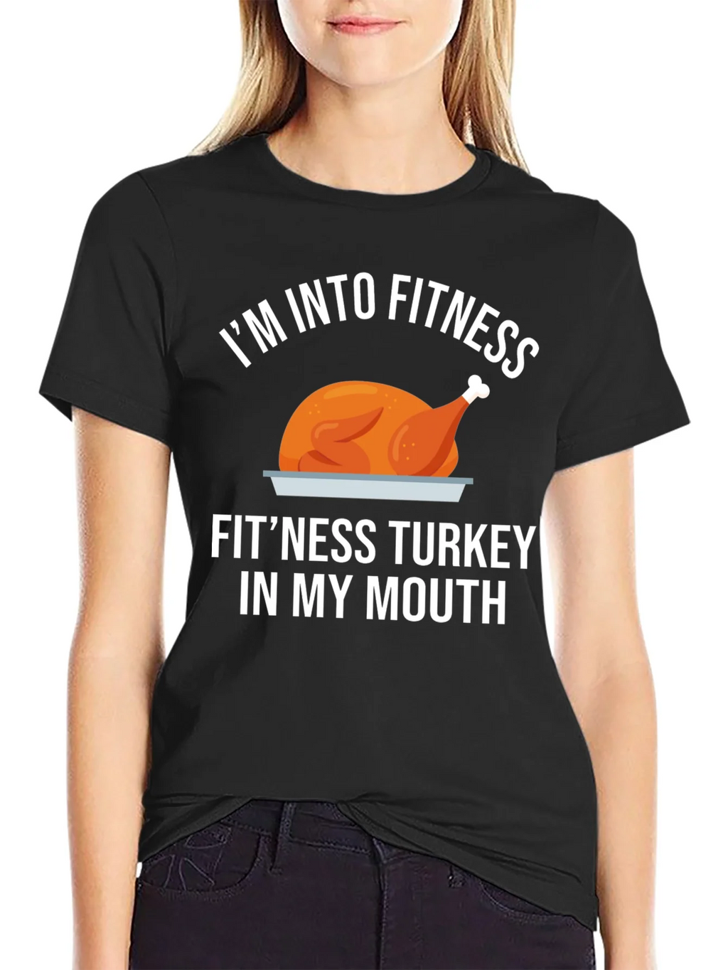 Fitness Turkey T-Shirt: Funny Thanksgiving Workout Tee product image 2