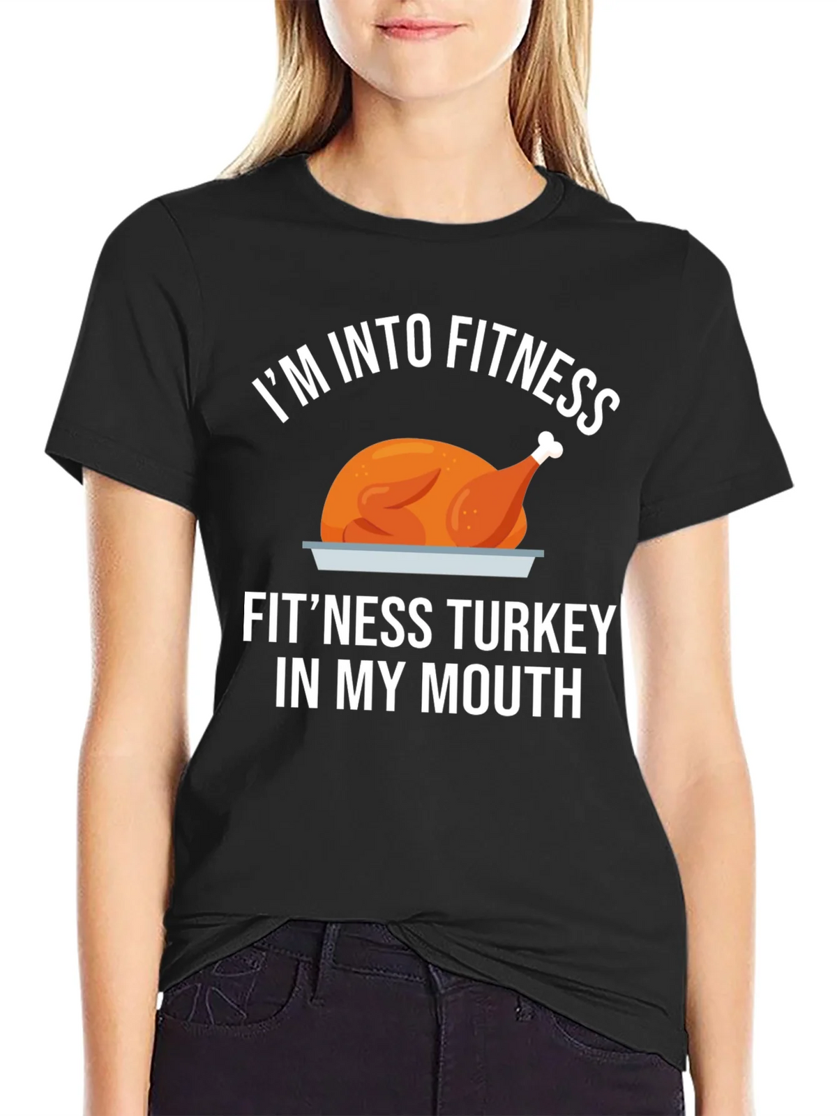 Fitness Turkey T-Shirt: Funny Thanksgiving Workout Tee product image 2