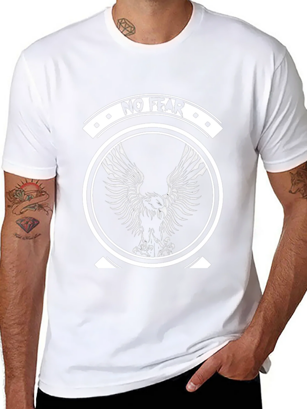 No Fear Eagle Graphic Black T-Shirt product image 7