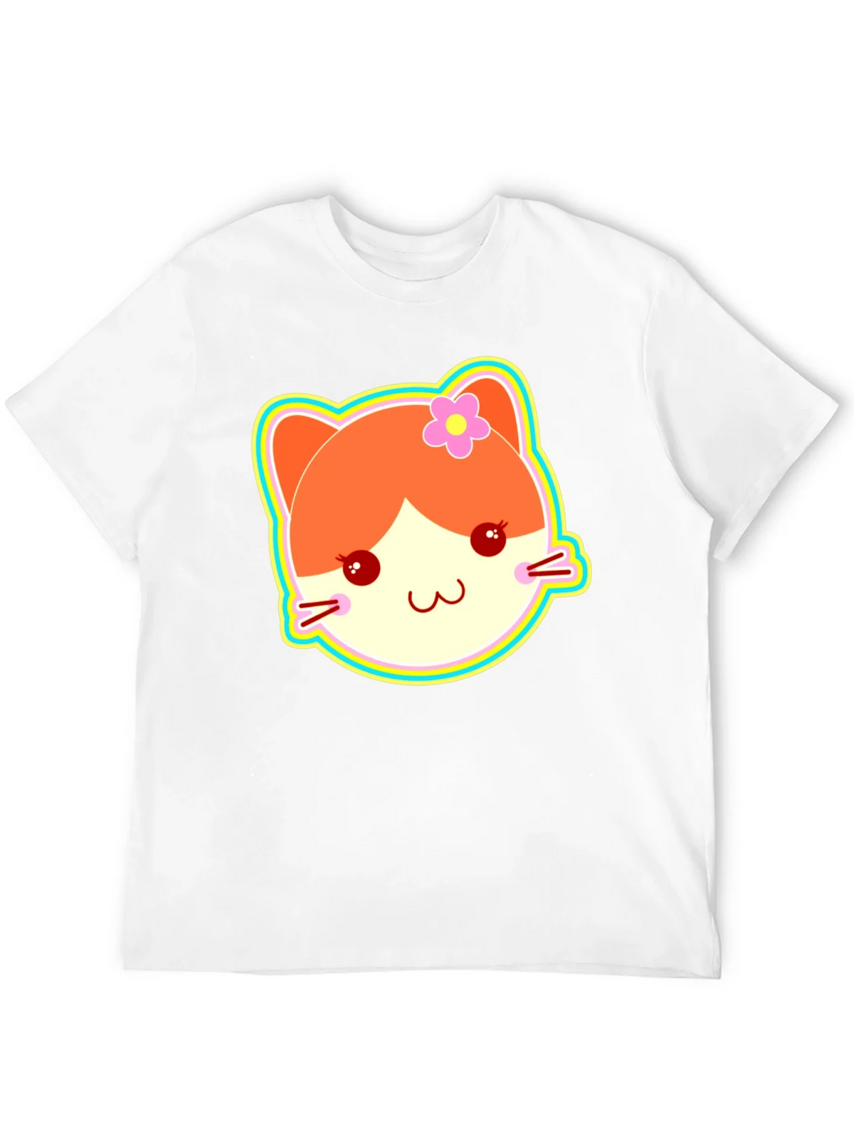 Kawaii Cat Graphic T-Shirt product image 1