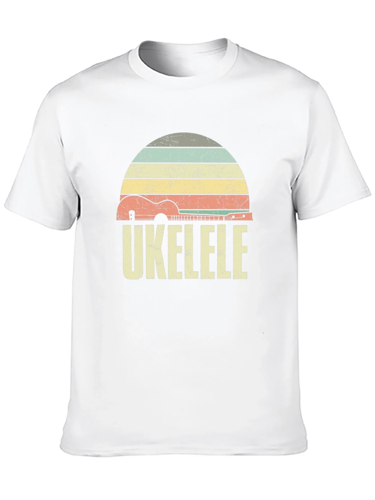 Vintage Ukulele Sunset Graphic Tee product image 8