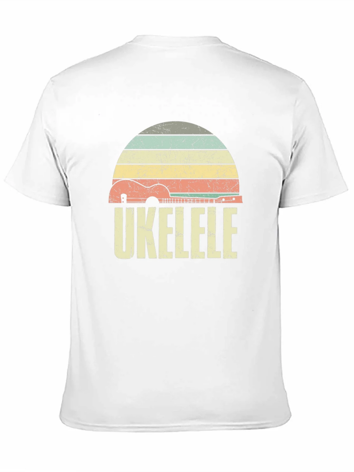 Vintage Ukulele Sunset Graphic Tee product image 9