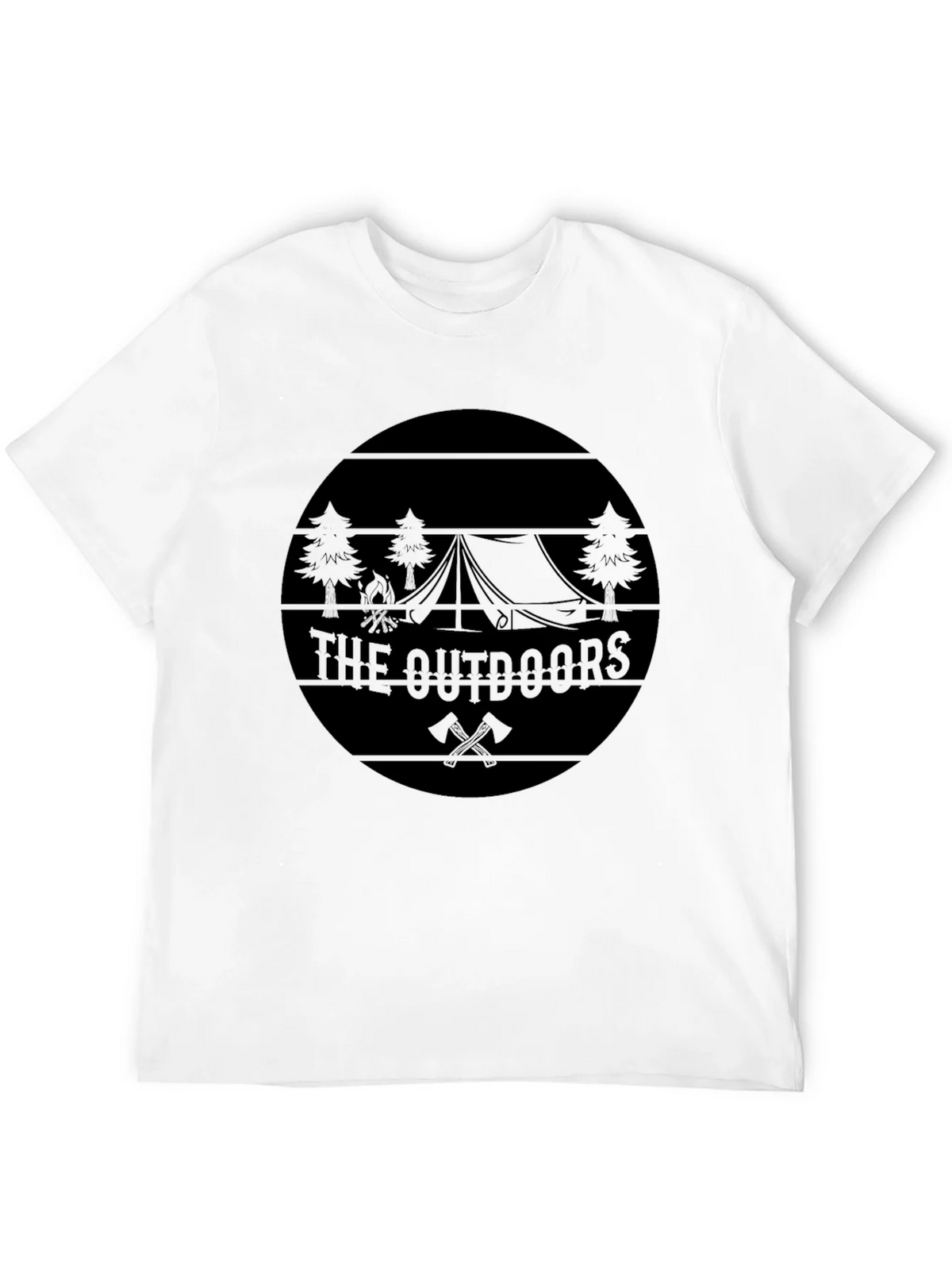 The Outdoors Graphic Black T-Shirt product image 5