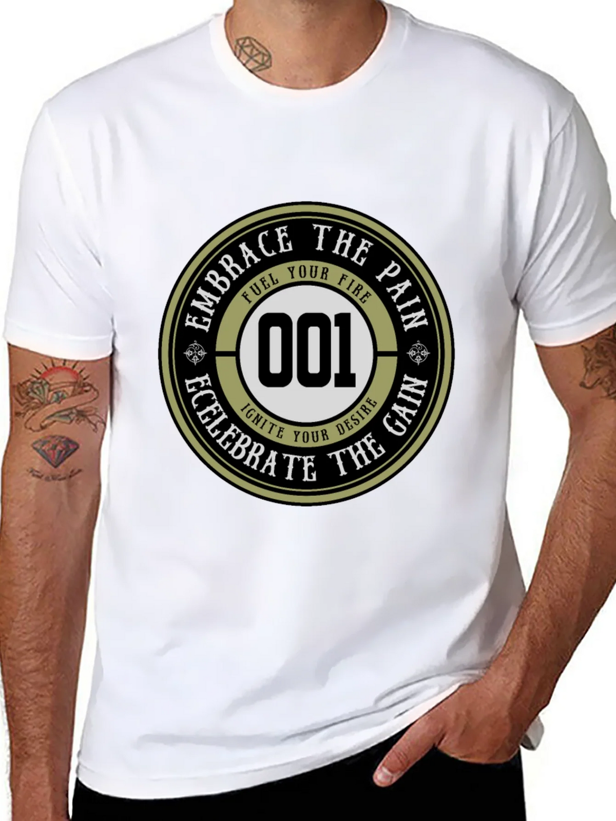 Embrace the Pain Graphic Tee - Mens Black T-Shirt product image 7