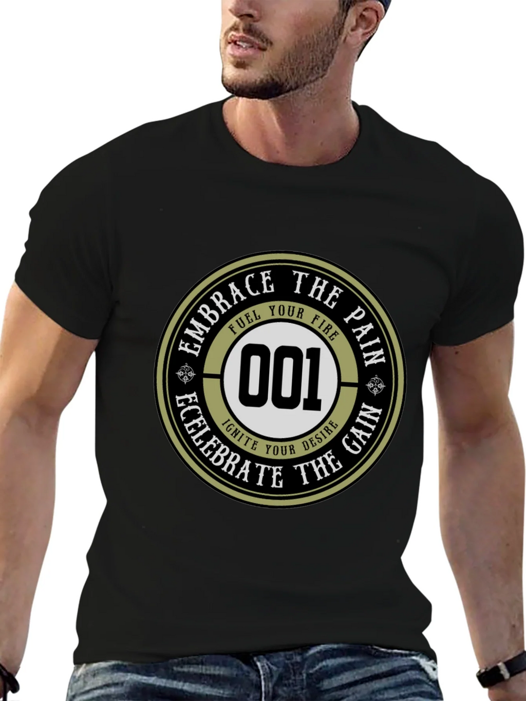 Embrace the Pain Graphic Tee - Mens Black T-Shirt product image 6