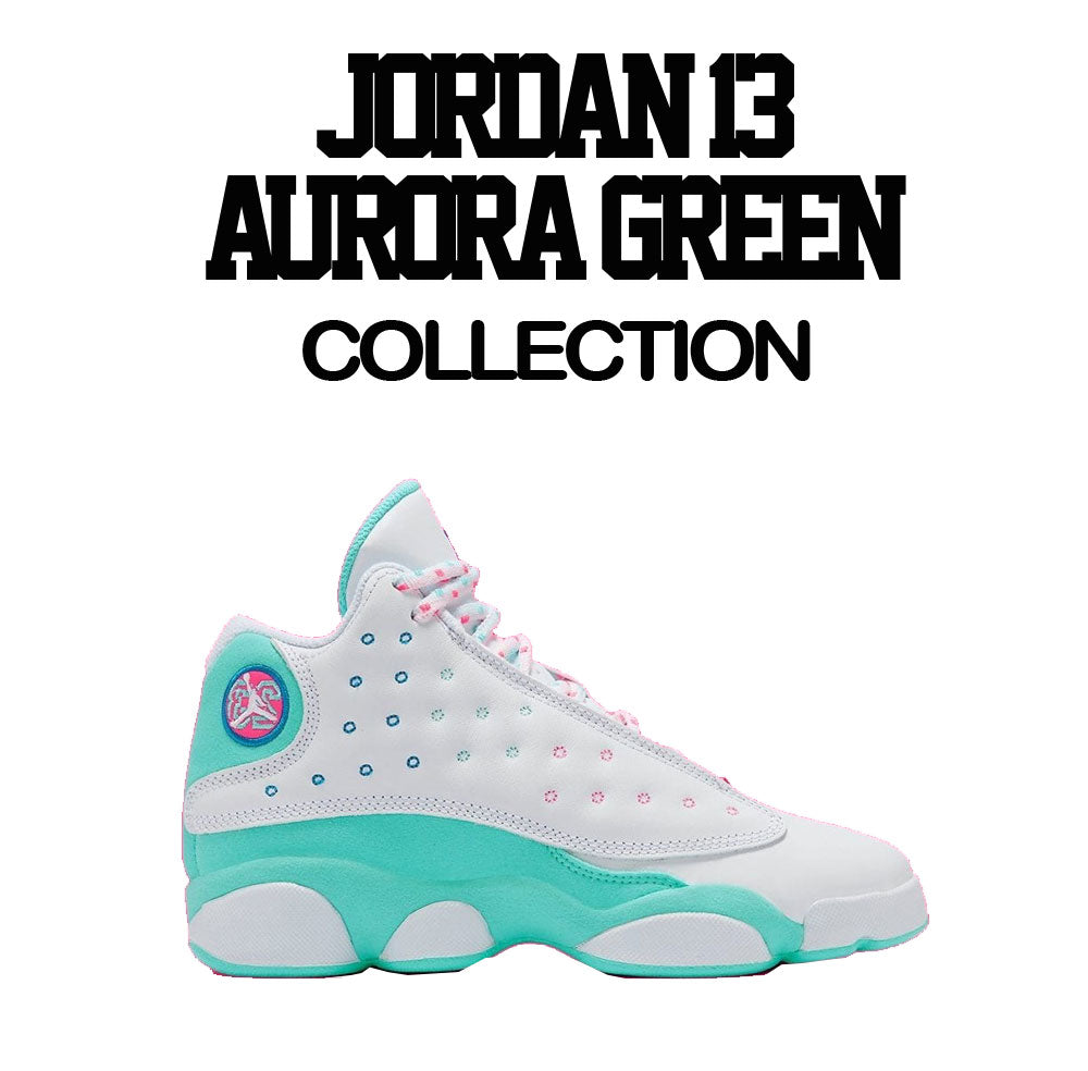 Retro 13 Aurora Green Tony Bic Shirt