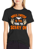 Halloween Scary On Black Graphic Tee product image 1