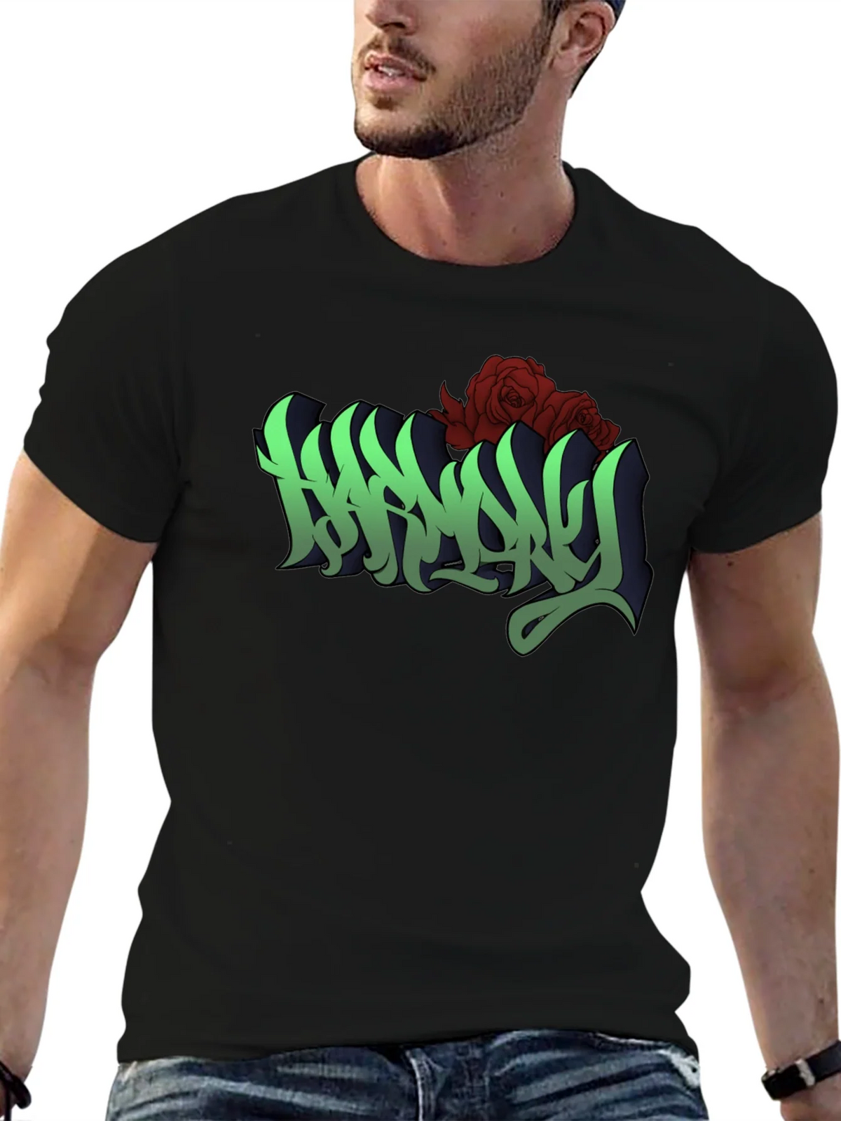 Harmony Roses Graphic T-Shirt product image 6
