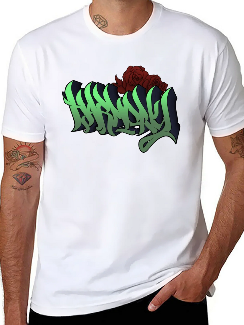 Harmony Roses Graphic T-Shirt product image 7