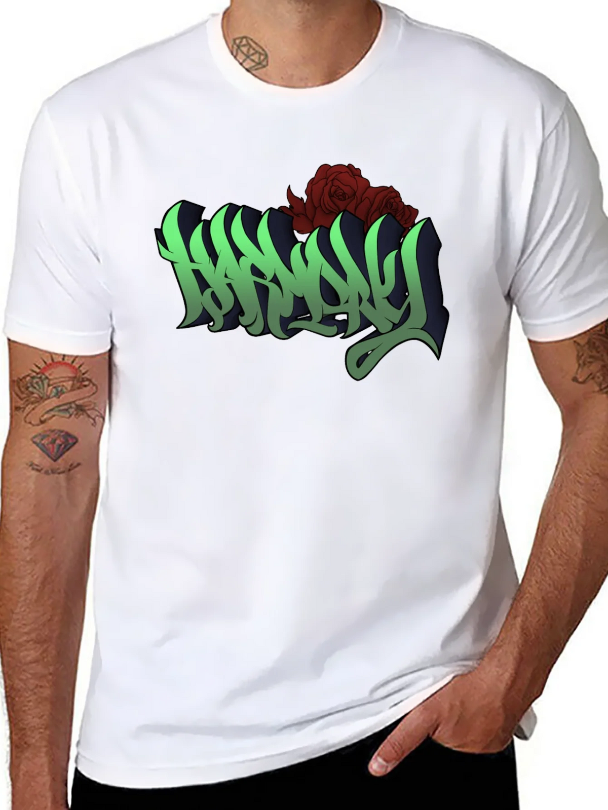 Harmony Roses Graphic T-Shirt product image 7