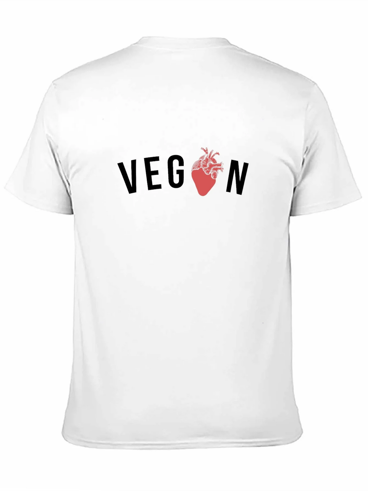 Vegan Heart Graphic Tee - Black product image 7