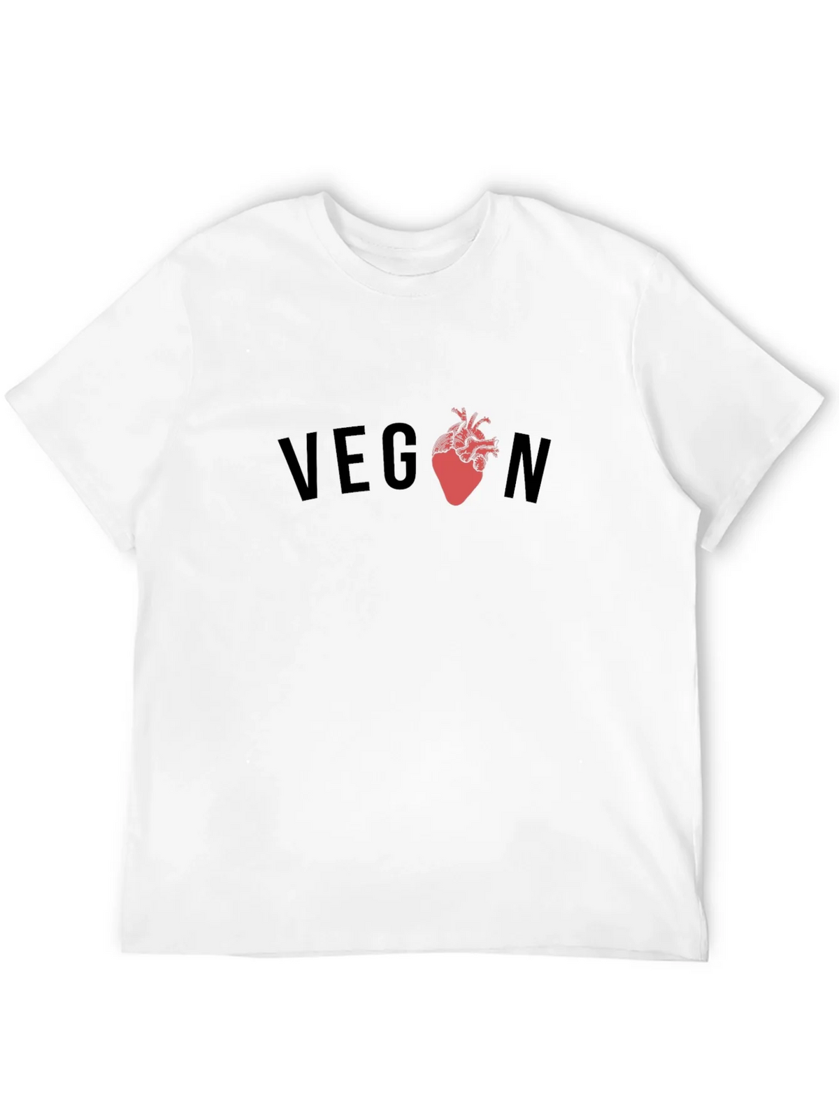 Vegan Heart Graphic Tee - Black product image 8