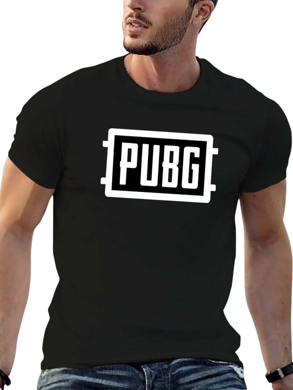PUBG Logo T-Shirt - Black product image 6