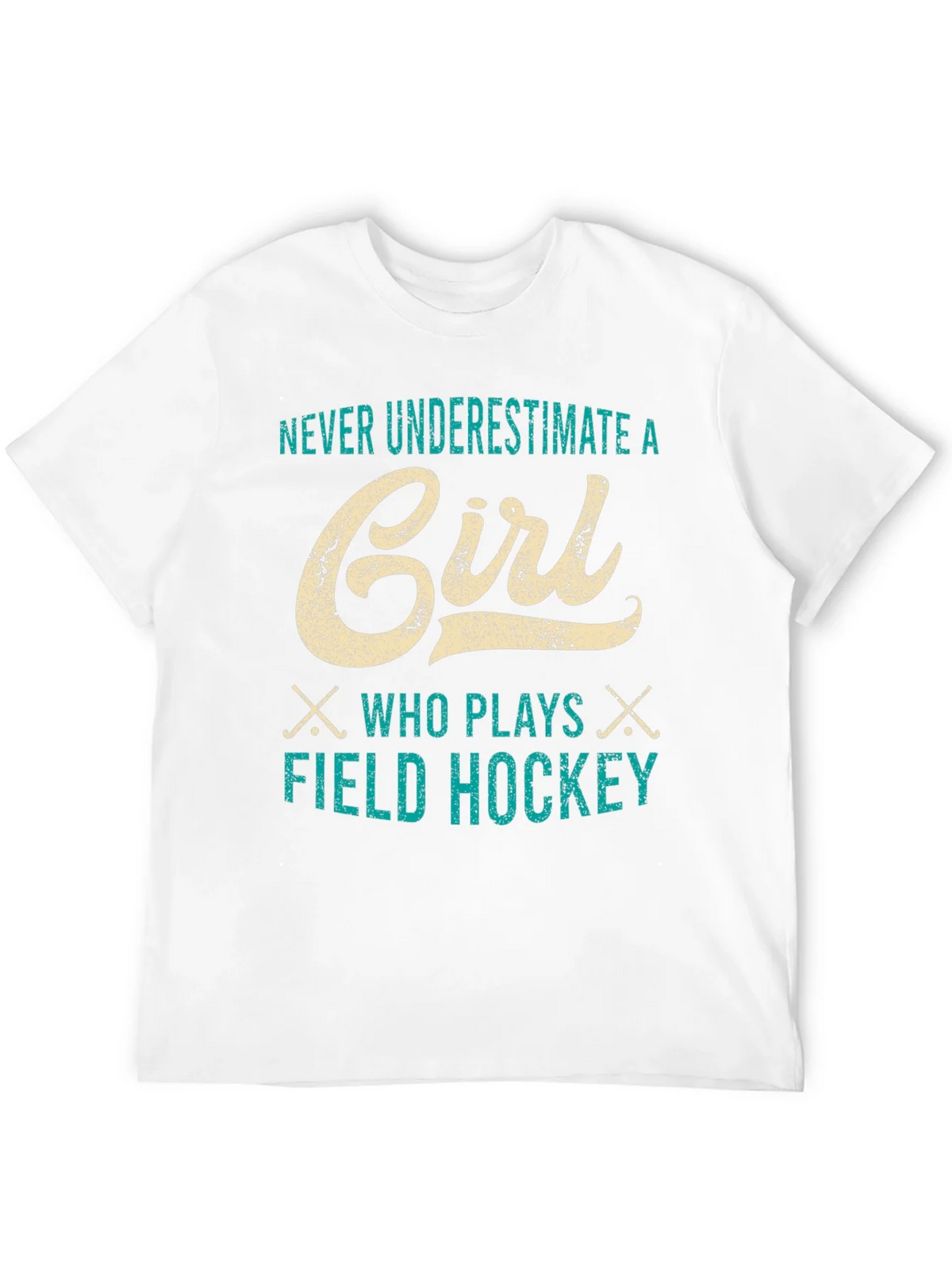 Never Underestimate a Girl Field Hockey T-Shirt product image 11