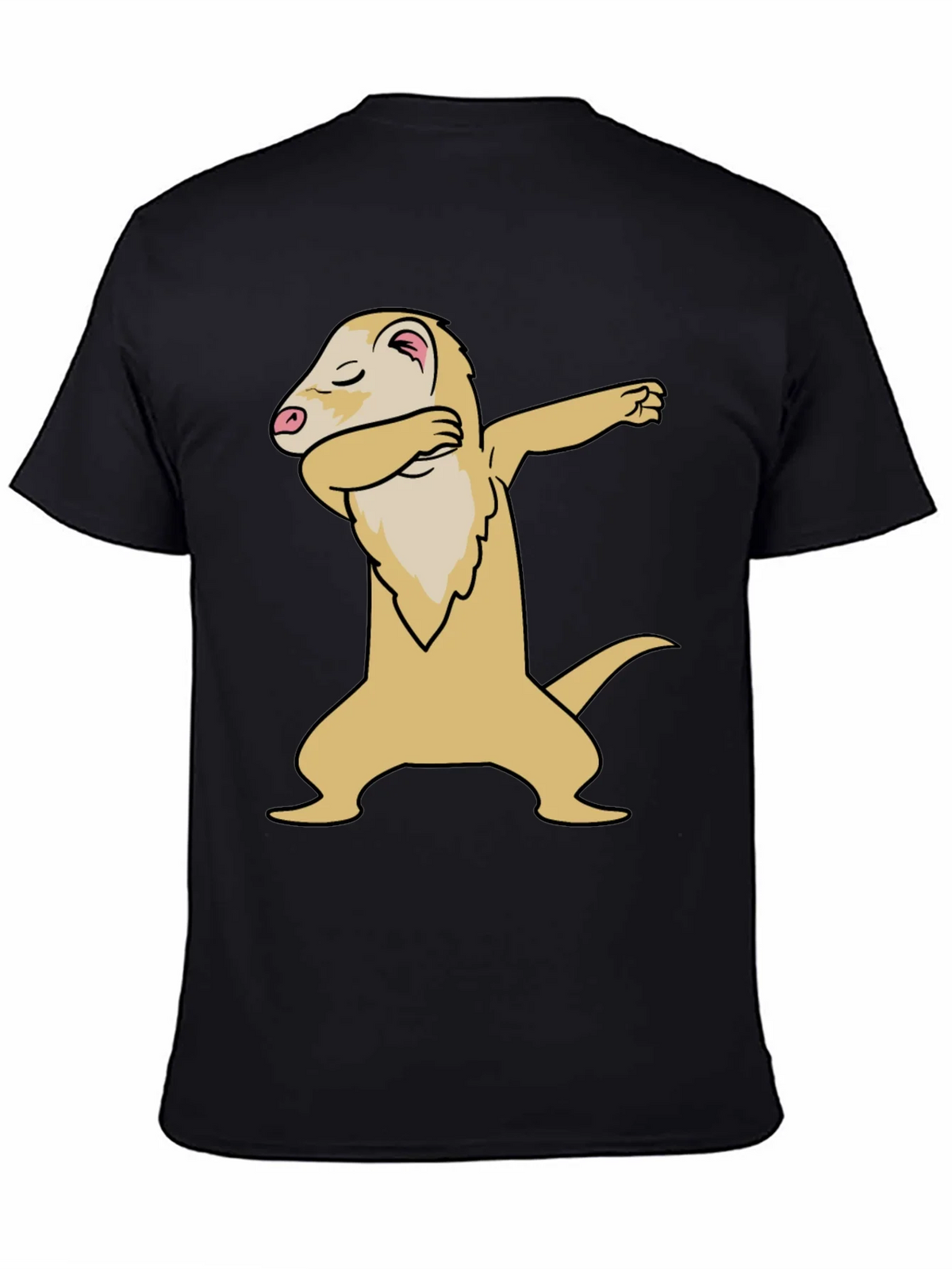 Dabbing Ferret Graphic T-Shirt - Cool Animal Tee product image 4