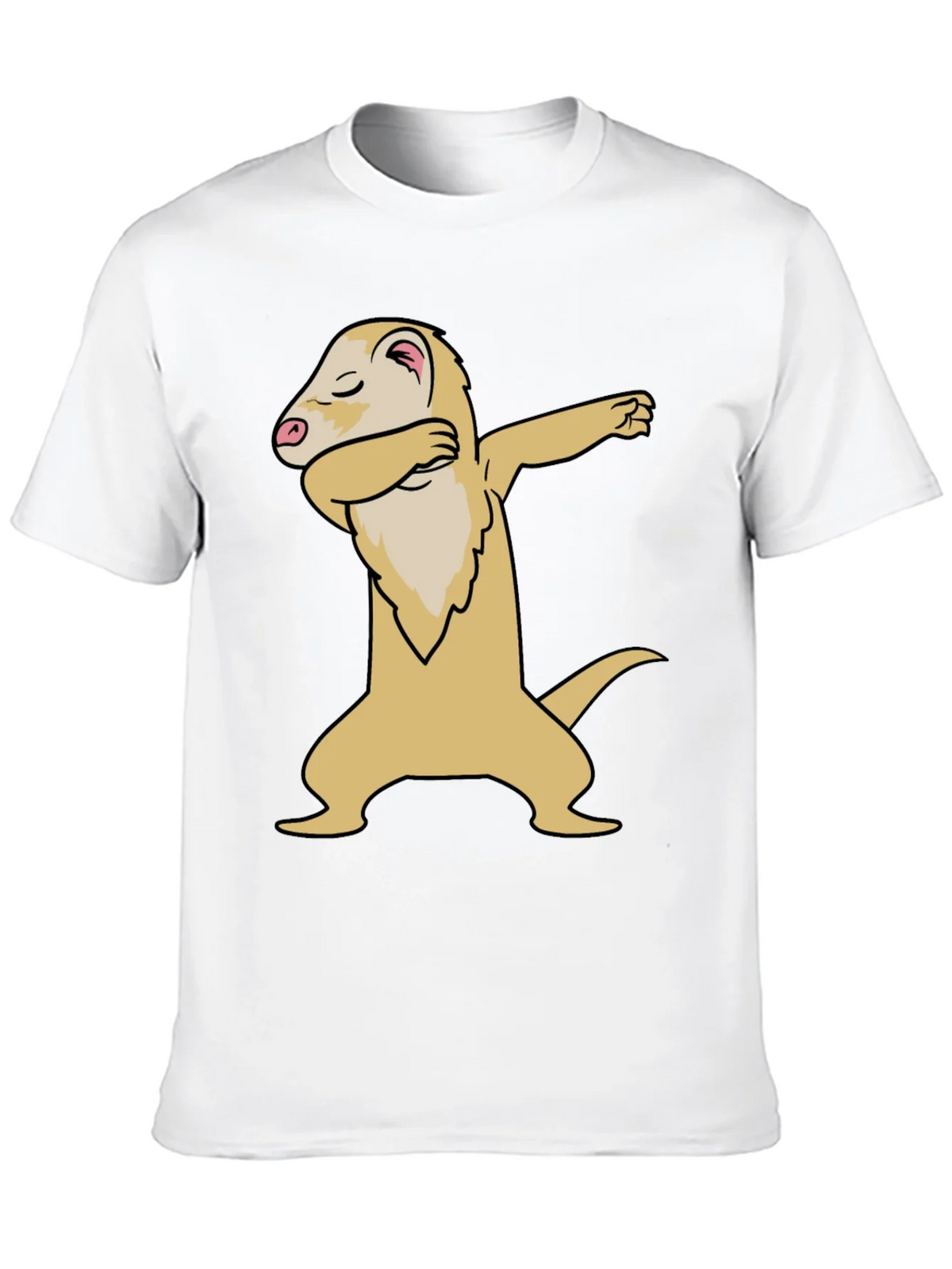 Dabbing Ferret Graphic T-Shirt - Cool Animal Tee product image 9