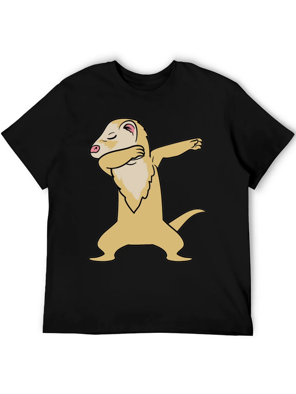 Dabbing Ferret Graphic T-Shirt - Cool Animal Tee product image 5