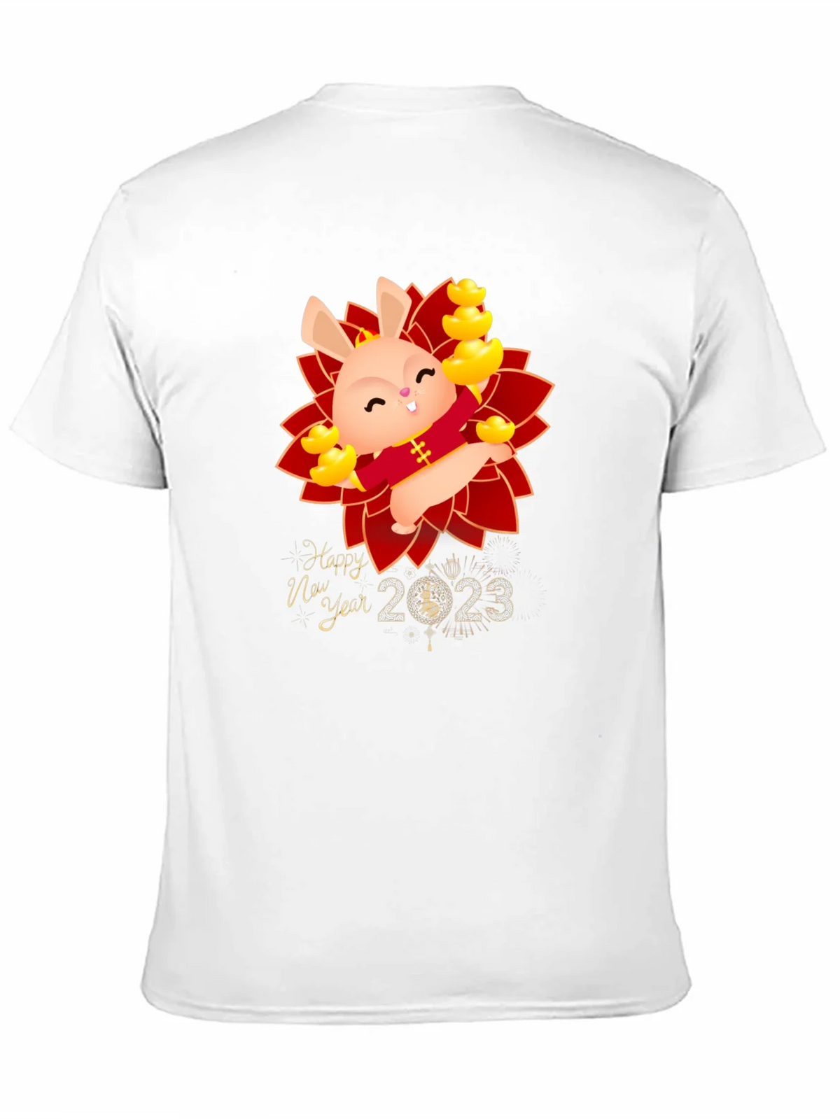 Happy New Year 2023 Rabbit T-Shirt product image 6